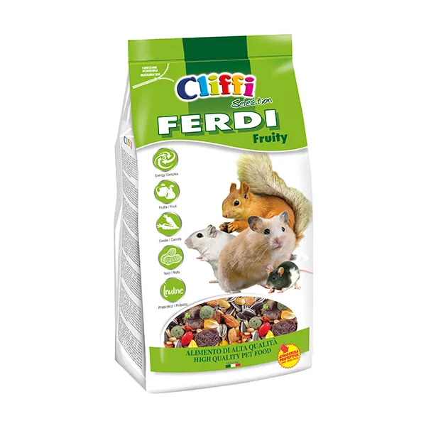 Cliffi Ferdi Fruity Selection smådyrfôr 700 g frukt