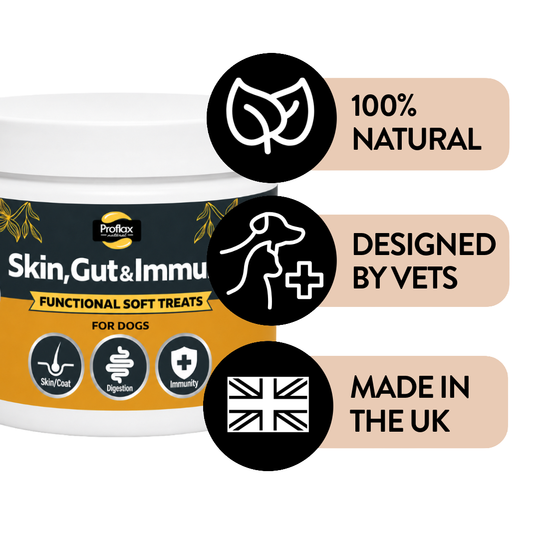 Proflax Skin Gut Immune tyggebiter til hund 120 g hud