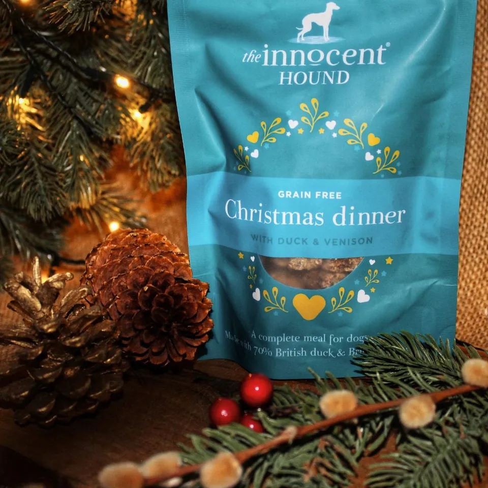The Innocent Hound Christmas Dinner hundemat 120g kornfri
