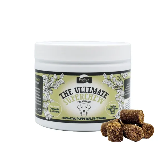 Proflax Puppy Superchews valpegodbit 120g rolig vekst