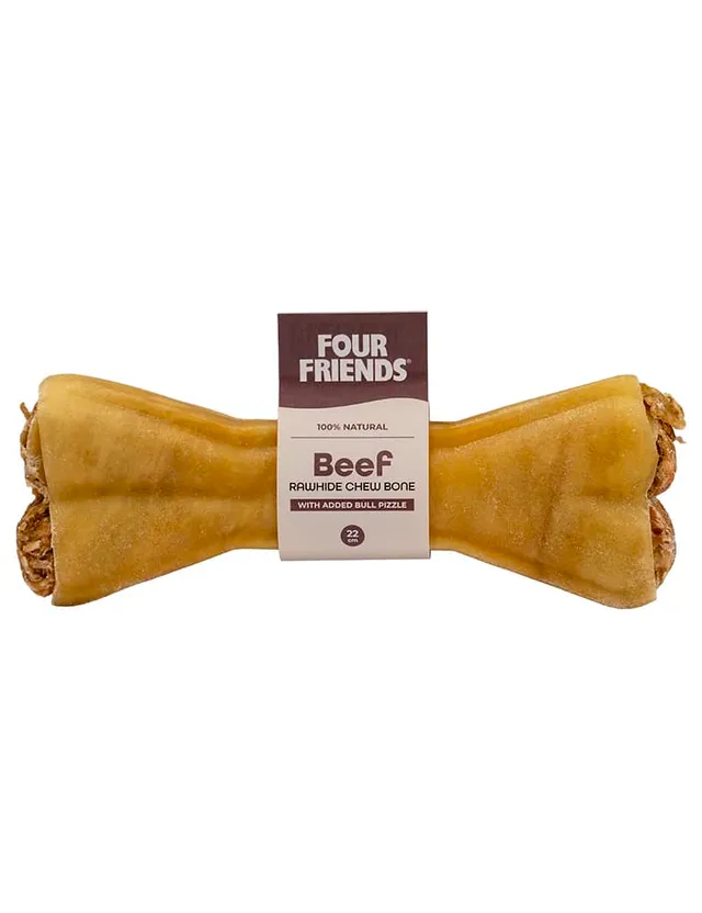 Four Friends Beef Rawhide tyggebein okse bull pizzle