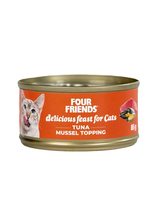 Four Friends Tuna Mussel kattemat tunfisk blåskjell