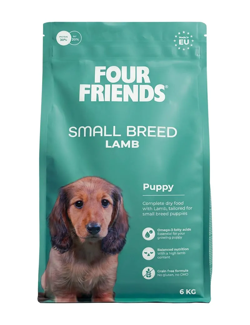 Four Friends Small Breed Puppy hundefôr lam