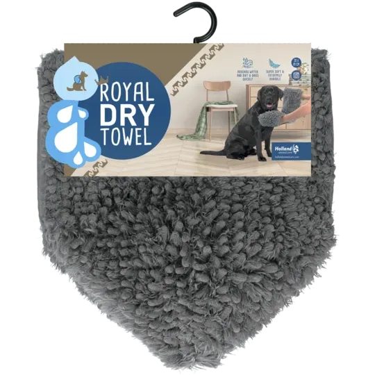 Royal Dry Pet mikrofiberhåndkle hund 35x81 cm