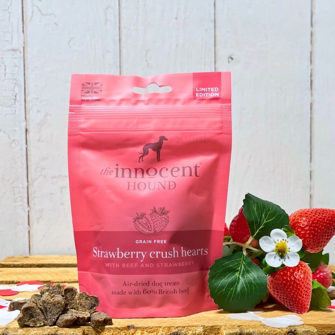 The Innocent Hound Strawberry Crush hundegodbiter 70g biff
