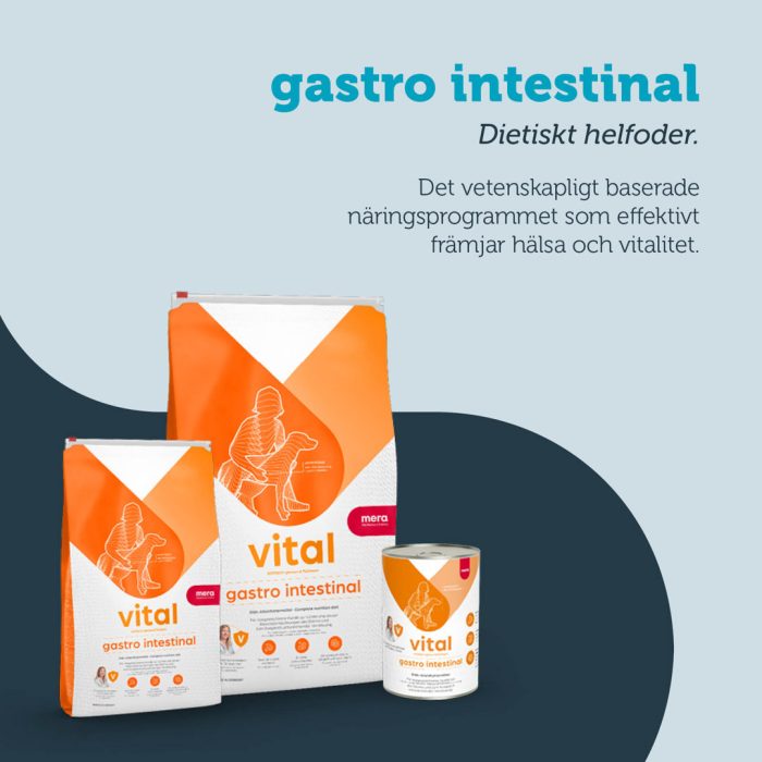 Mera vital Gastro tørrfôr hund 3 kg mage