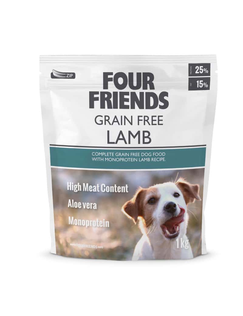 Four Friends Grain Free Lamb hundefôr kornfri