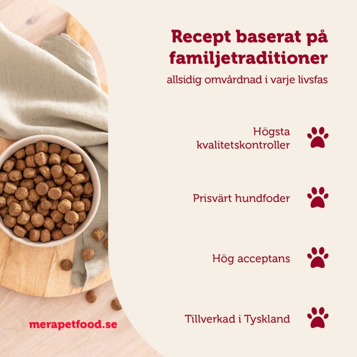 Mera Essential Beef tørrfôr 12,5 kg storfekjøtt
