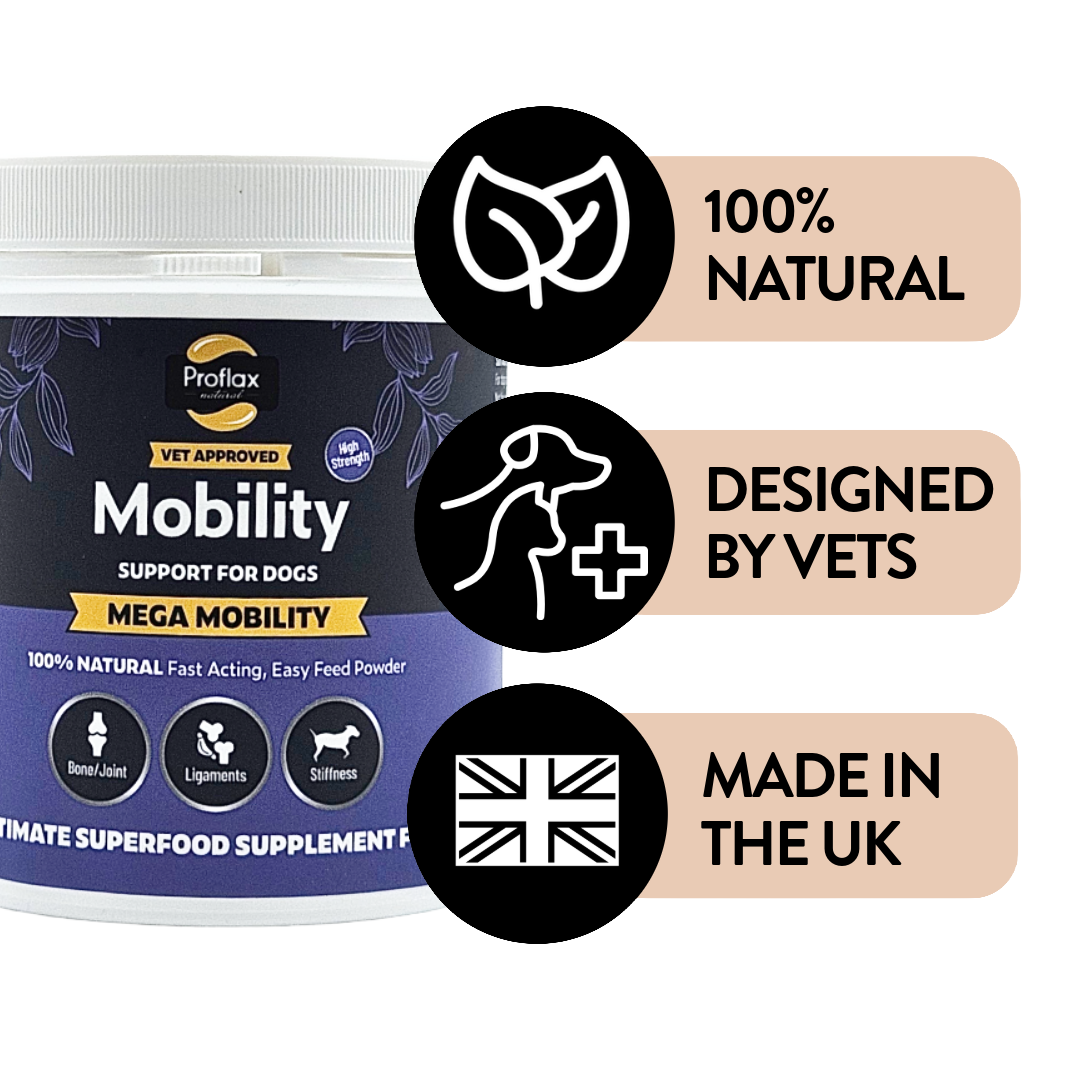 Proflax Mega Mobility pulver hundetilskudd 125 g ledd