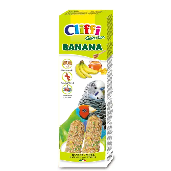 Cliffi Sticks Banana frøstang 60 g banan honning