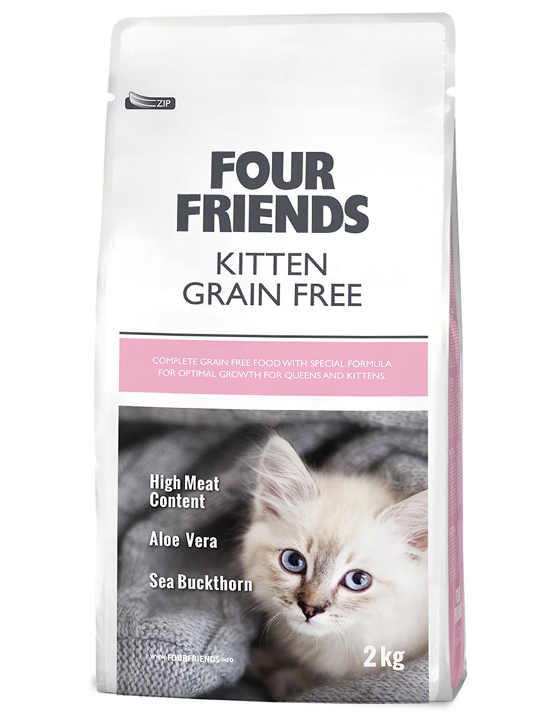 Four Friends Kitten Grain Free kattungefôr kornfri