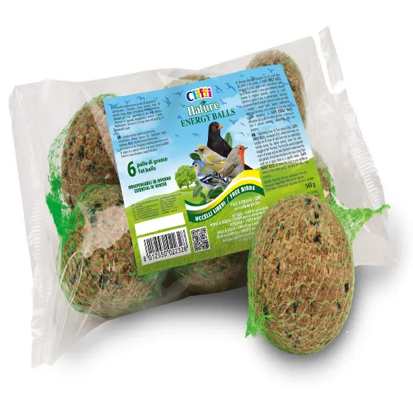 Cliffi Nature fettballer villfugl bær 6 x 90 g