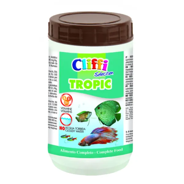 Cliffi Tropic fiskefôr 50 g tropisk fullfôr