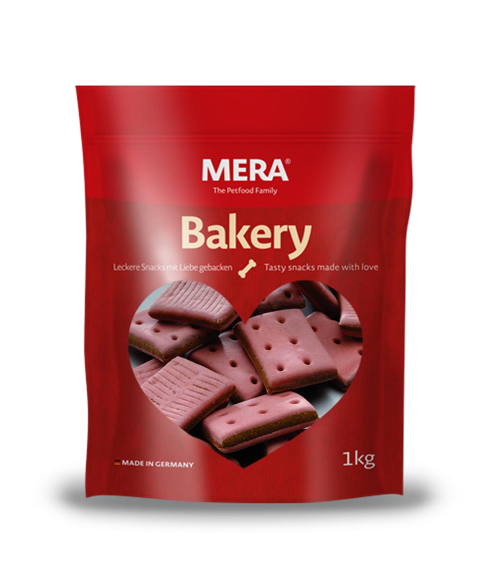 Mera Bakery hundkjeks laksesnitter 1 kg ovnsbakt