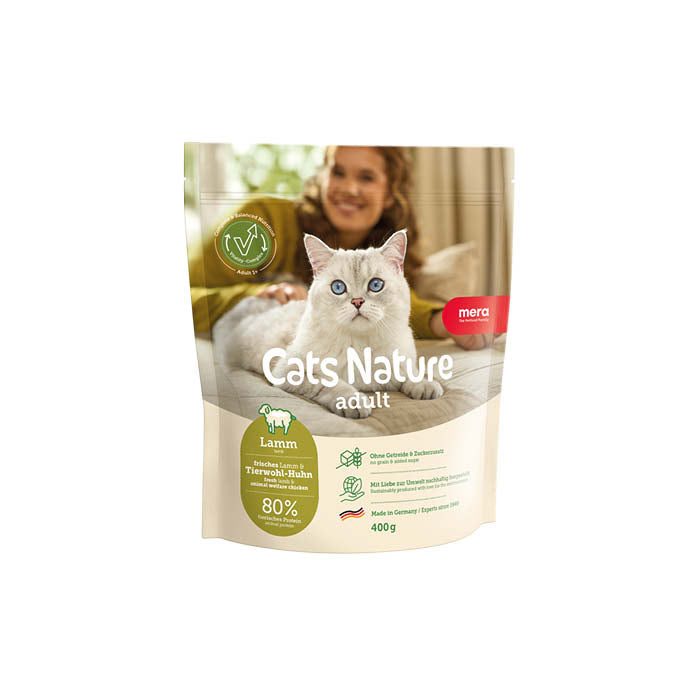 Mera Cats Nature Adult lam kattemat 400 g kornfri