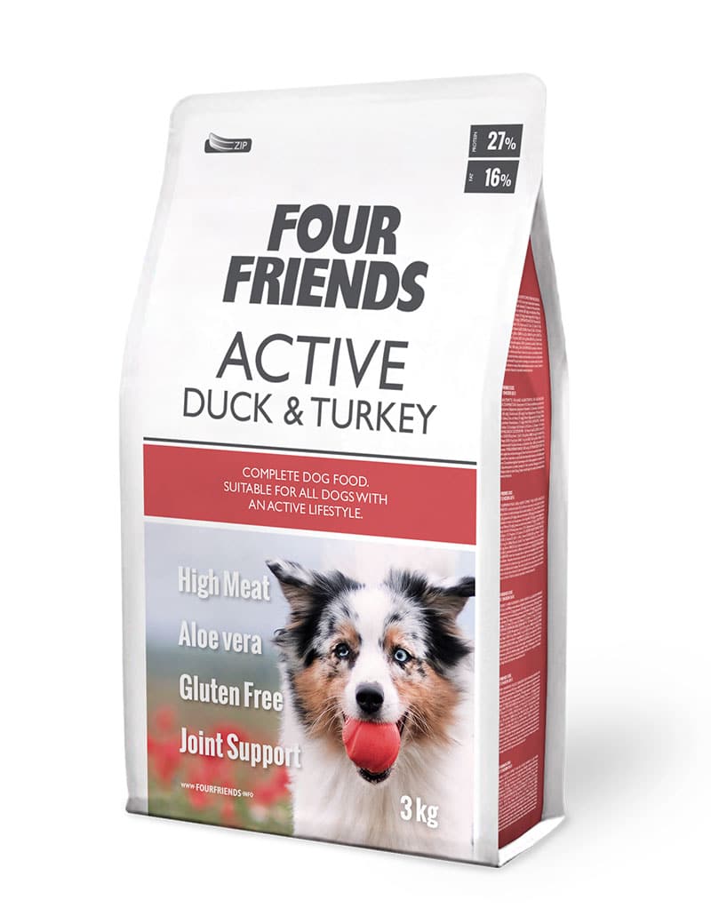 Four Friends Active Duck & Turkey hundefôr