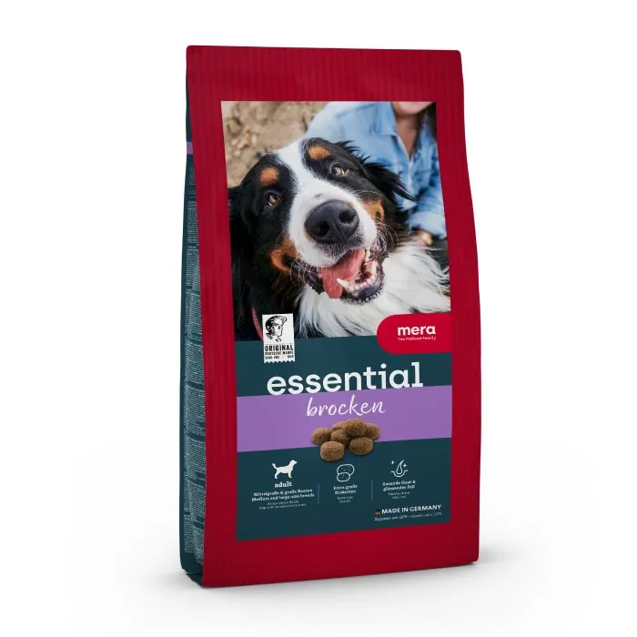 Mera essential Brocken tørrfôr hund 12,5 kg grov
