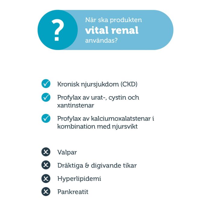 Mera Vital Renal tørrfôr til hund 3 kg nyrevennlig