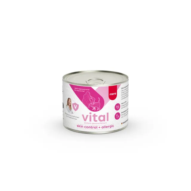 Mera Vital Skin Control våtfôr katt 6x200 g kalkun