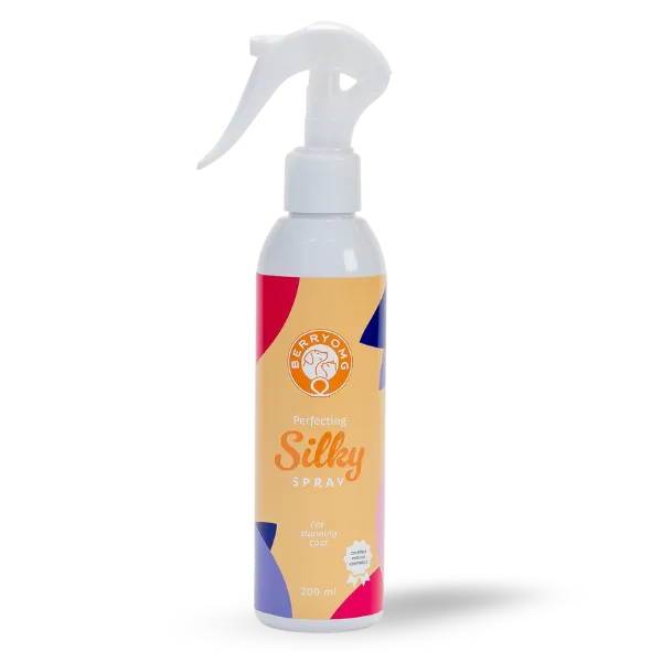BERRYOMG Perfecting Silky pels spray hund flokefri pels