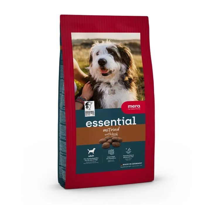 Mera Essential Beef tørrfôr 12,5 kg storfekjøtt