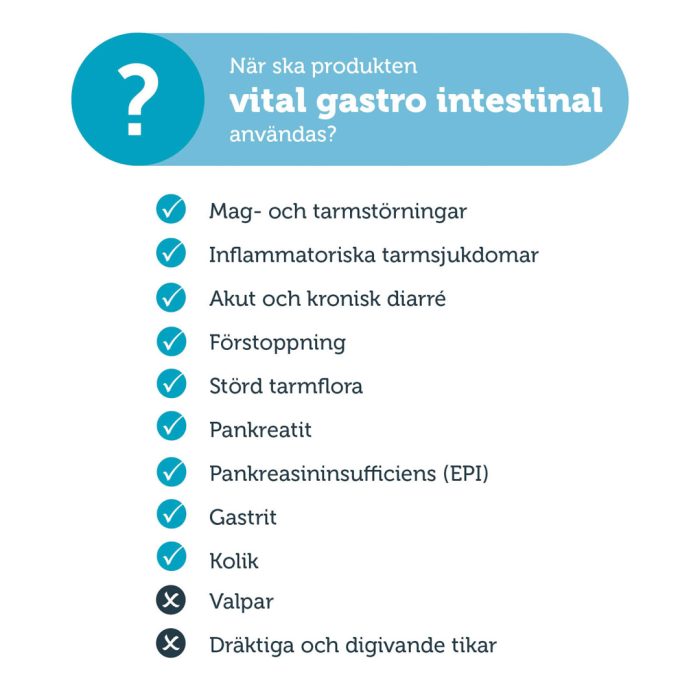 Mera vital Gastro tørrfôr hund 3 kg mage