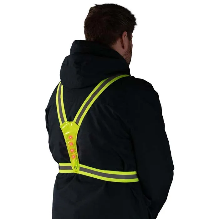 Mera Nightwalk Yellow reflekssele med LED gul one size