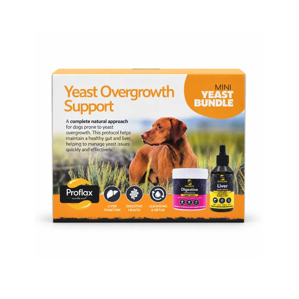 Proflax Mini Yeast startpakke til hund for kløe og mage