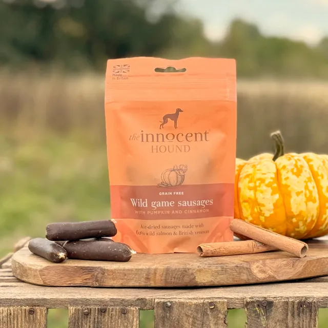 The Innocent Hound Wild Game hundepølser 70g gresskar