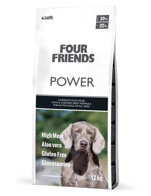 Four Friends Power fullfôr til hund aktiv