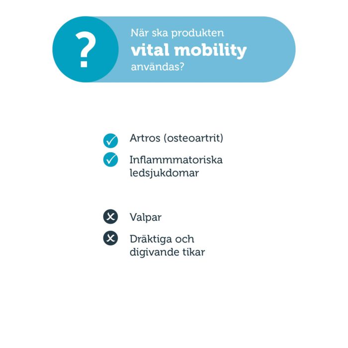 Mera Vital Mobility tørrfôr hund 3 kg artrose