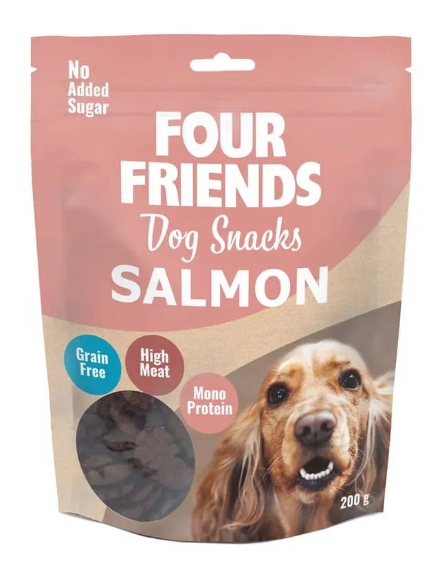 Four Friends Salmon hundesnacks laks
