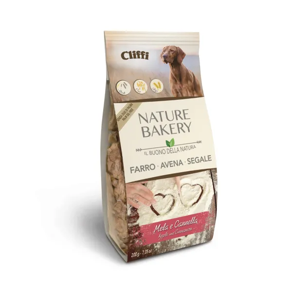 Cliffi Nature Bakery hundekjeks 200 g eple kanel