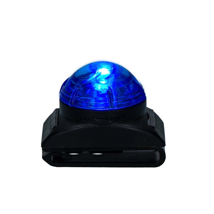 Mera Nightwalk LED-lampe til hundehalsbånd blå synlig 200 m