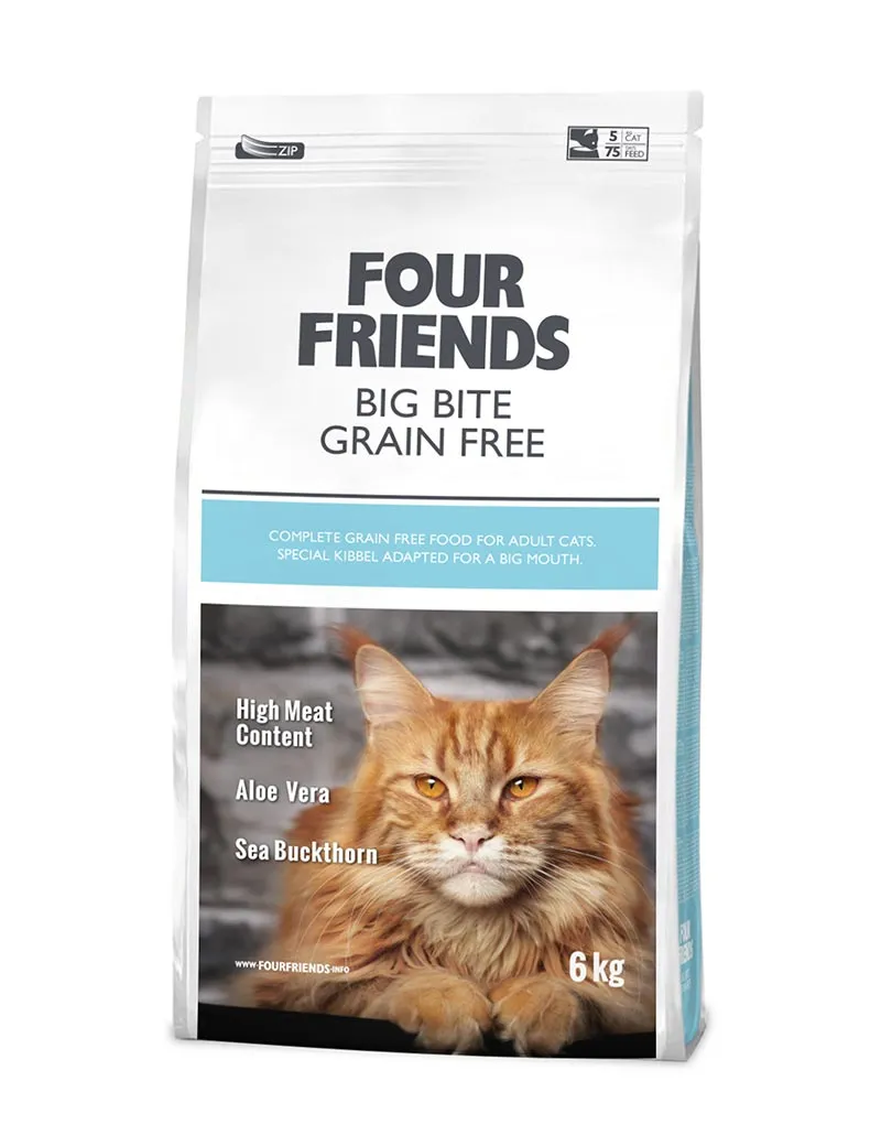 Four Friends Big Bite Grain Free hundefôr kornfri stor bit