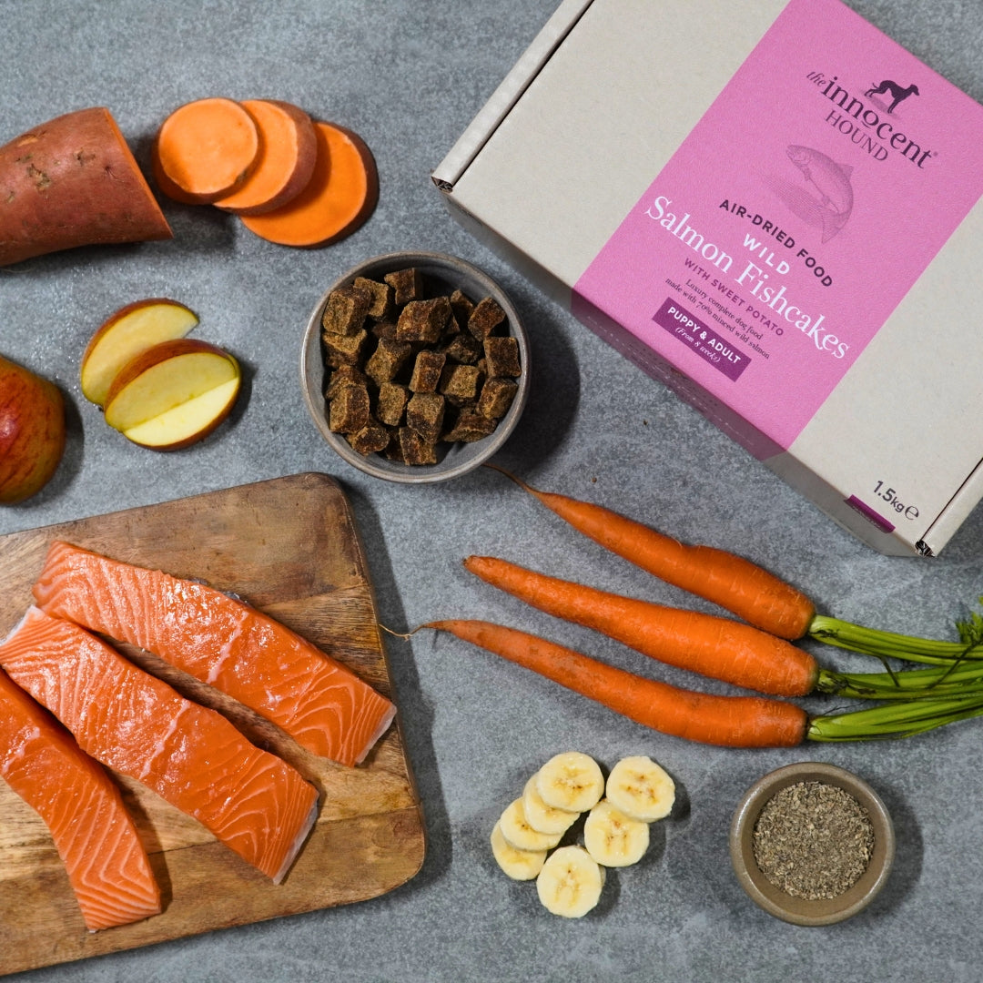 The Innocent Hound Atlantic Salmon Fishcakes hundemat 1,5 kg