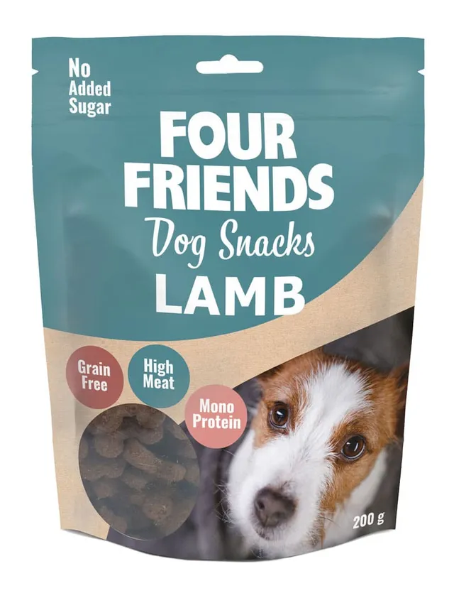 Four Friends Lamb hundesnacks lam