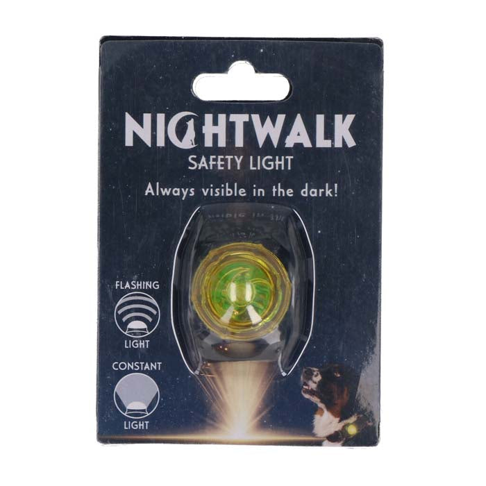 Mera Nightwalk LED-lampe til hundehalsbånd blå synlig 200 m