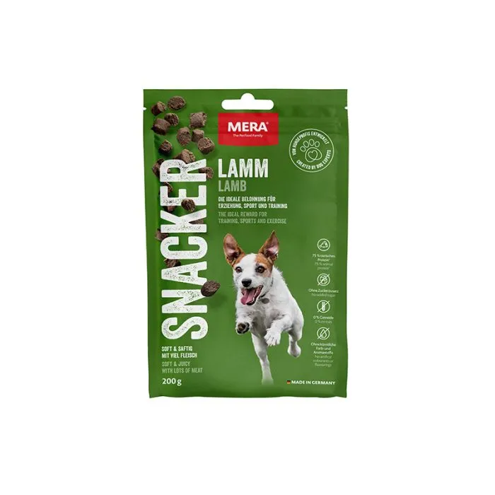 Mera Snacker Lamm treningsgodbiter 200 g myk
