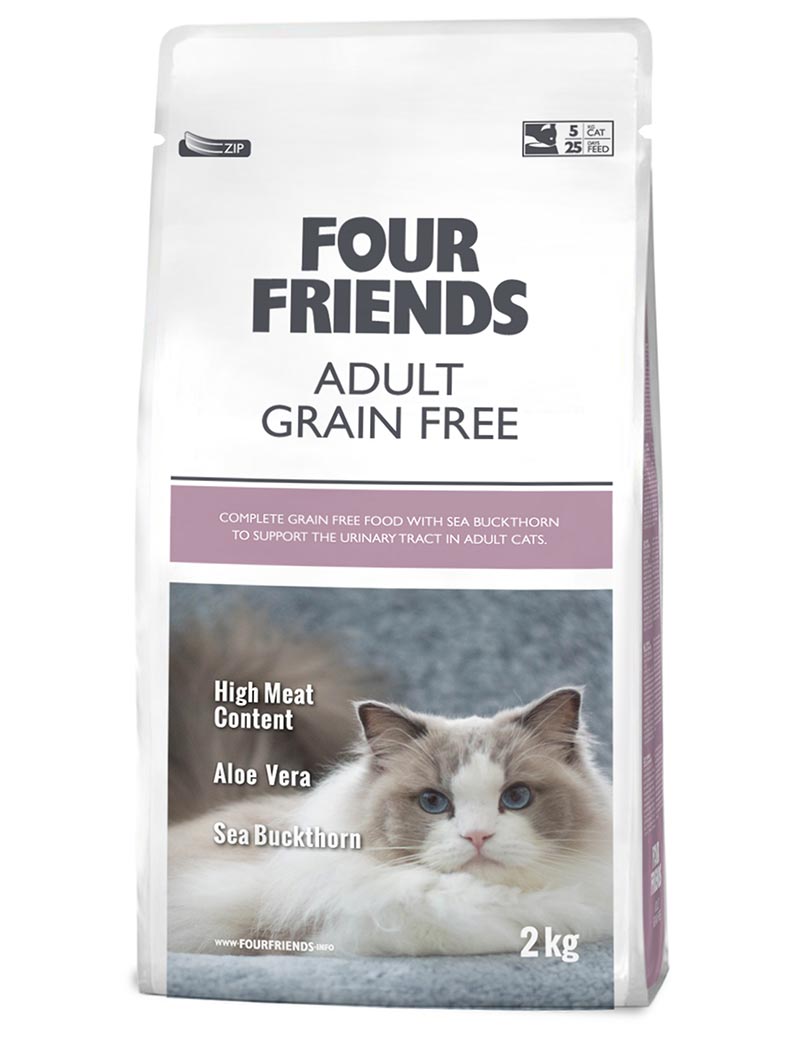 Four Friends Adult hundefôr kornfritt voksen