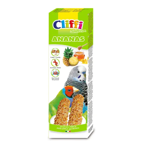 Cliffi Ananas frøstenger undulat og eksotisk fugl 60 g