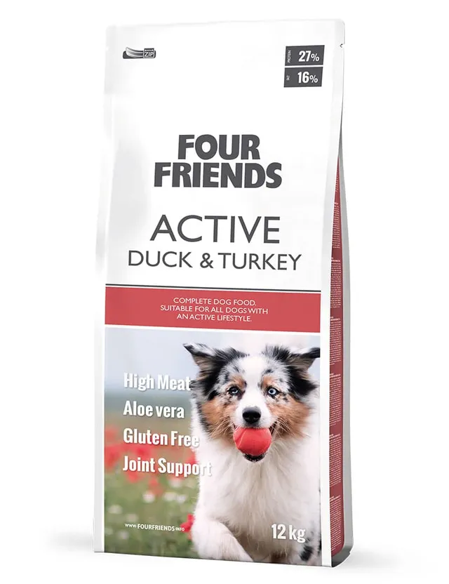 Four Friends Active Duck & Turkey hundefôr