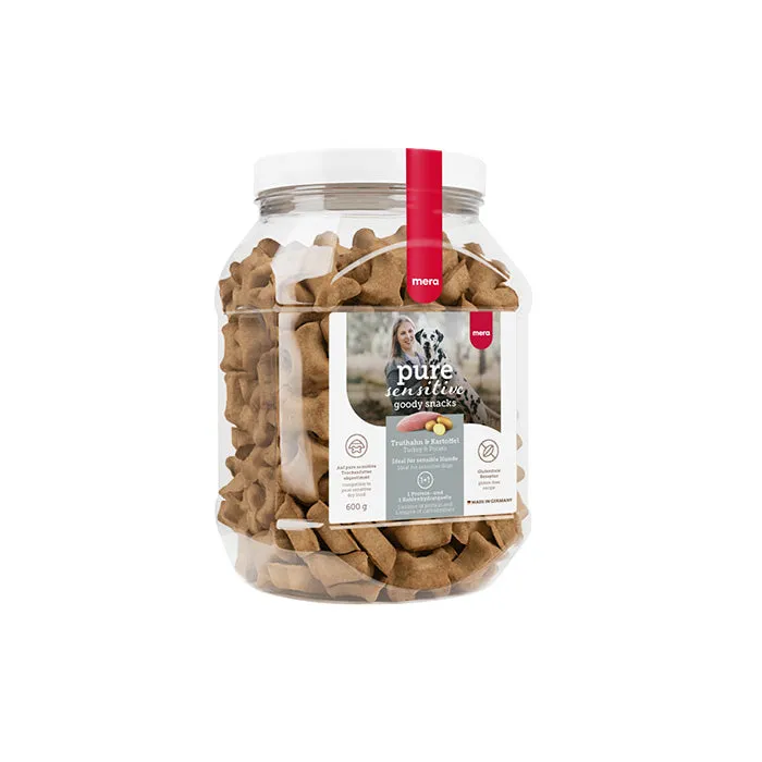 Mera Goody Snacks Kalkun Potet hundekjeks 600g kornfri