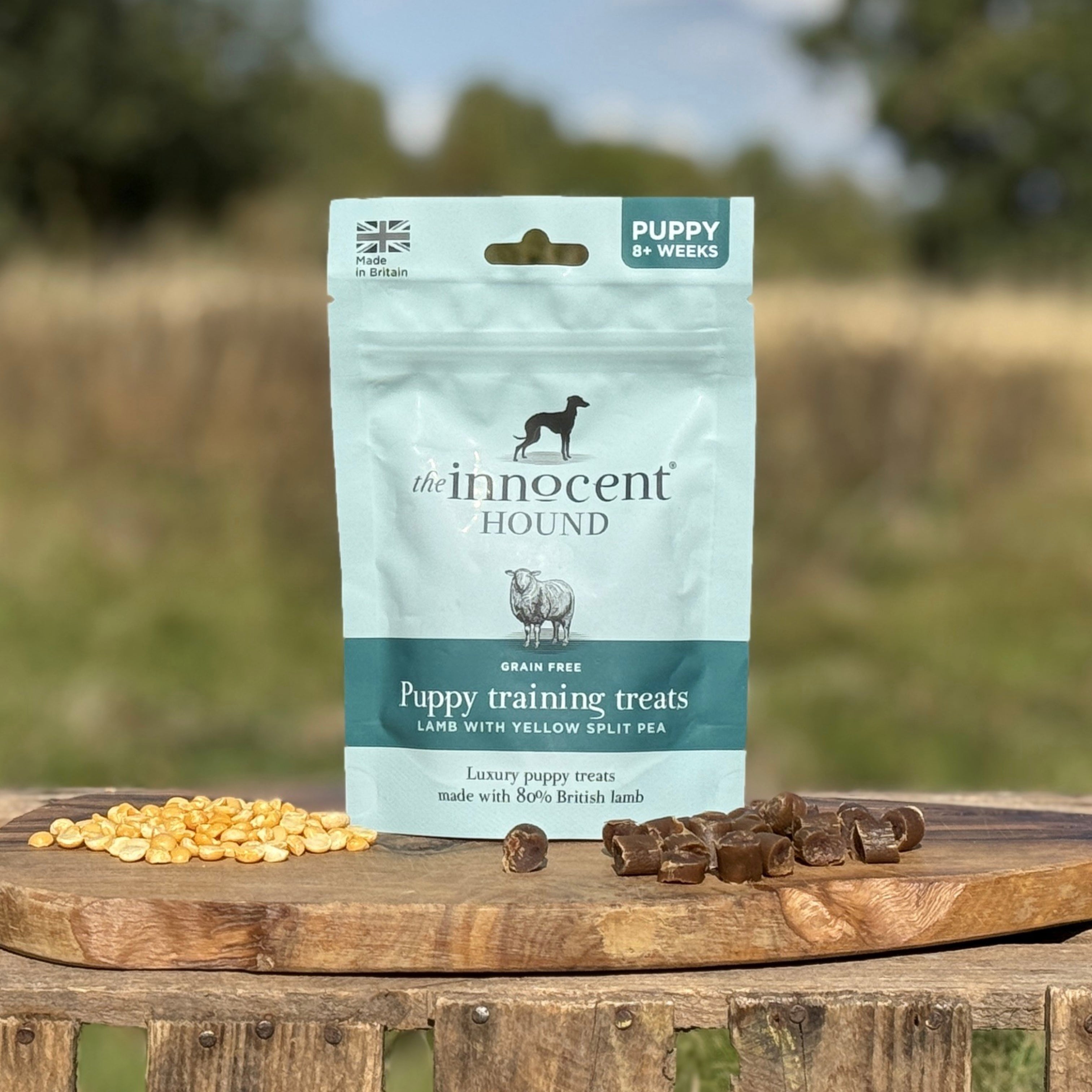 The Innocent Hound Puppy Training Treats hundegodbit 70g lam