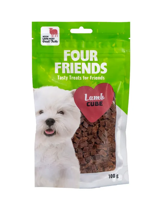Four Friends Lamb Cube hundegodbiter lam