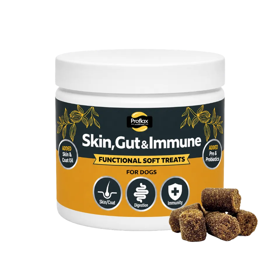 Proflax Skin Gut Immune tyggebiter til hund 120 g hud