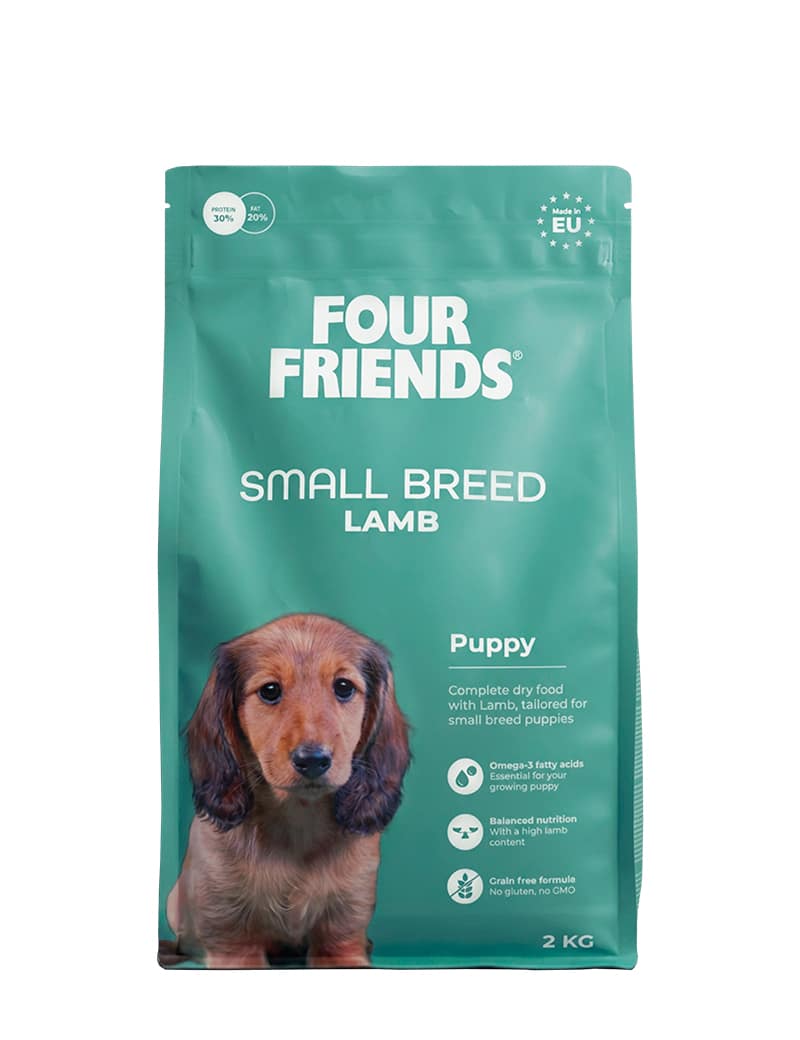 Four Friends Small Breed Puppy hundefôr lam