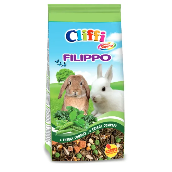 Cliffi Filippo kaninfôr dvergkanin 900 g urtemel