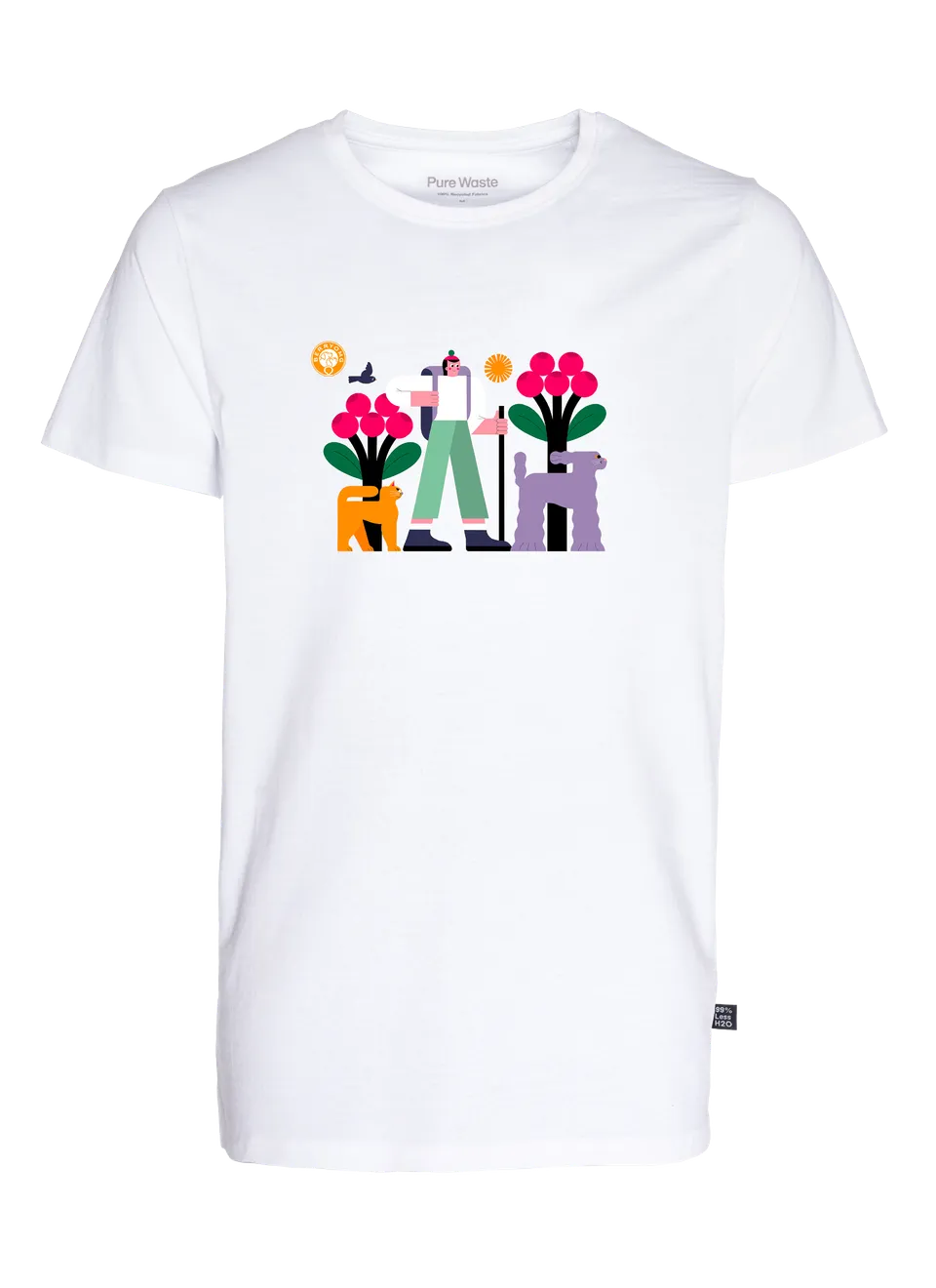 BERRYOMG t-skjorte resirkulert bomull S-XL
