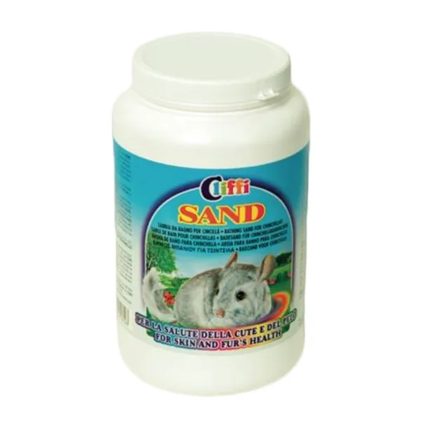 Cliffi Sand badesand chinchilla finkornet 1 kg